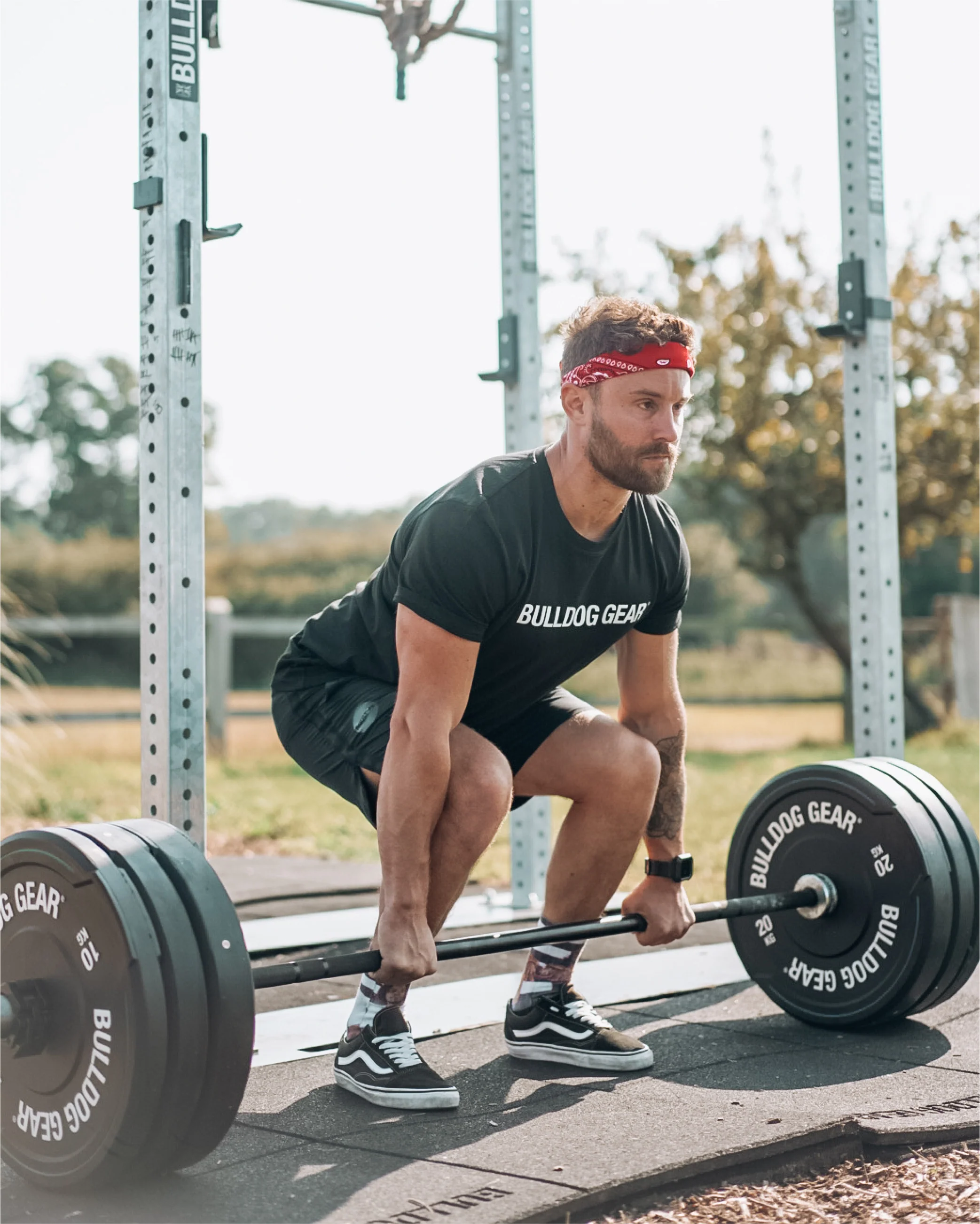 Bulldog Gear - Hybrid 2.0 Black Rubber Bumper Plates - Image 10