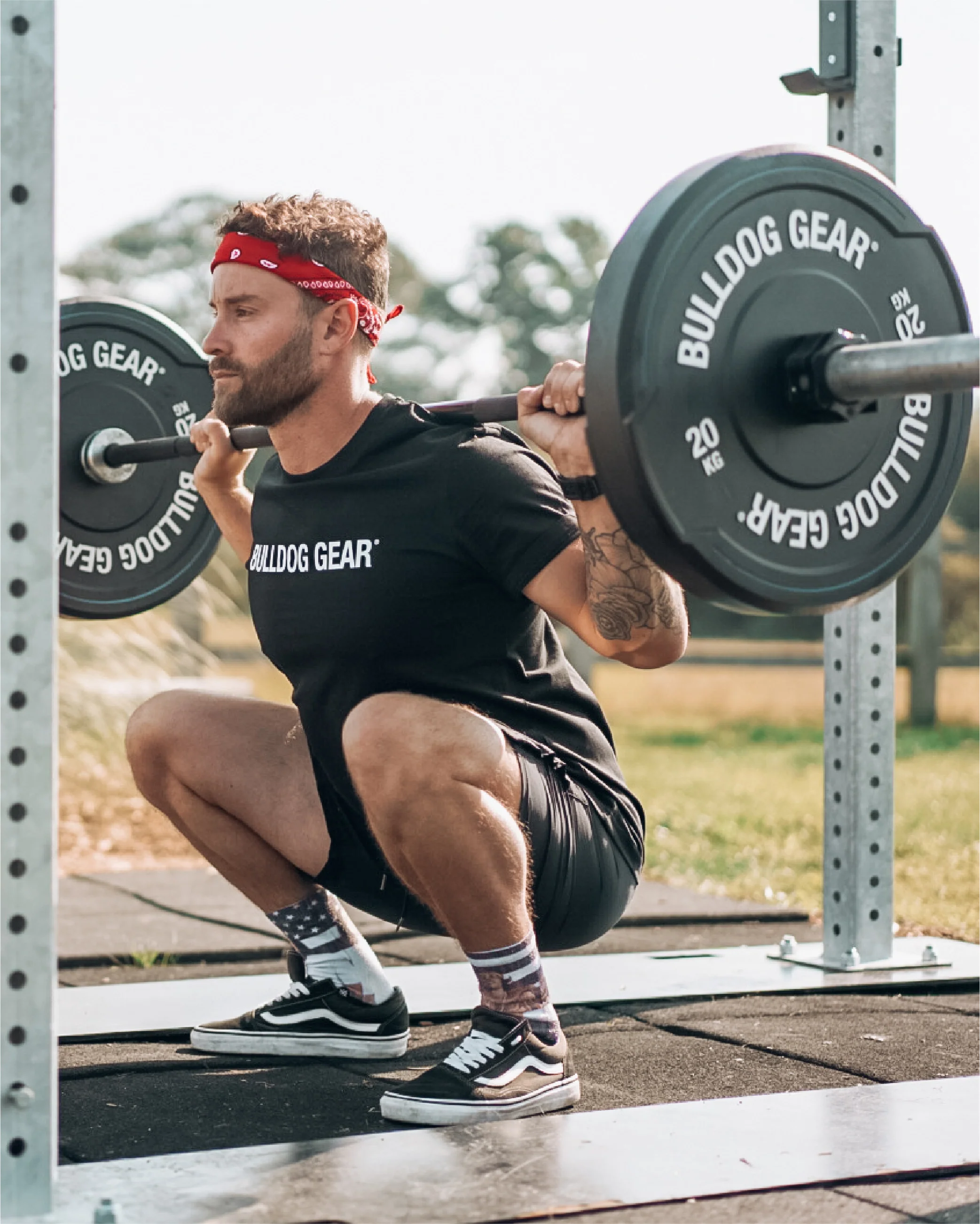 Bulldog Gear - Hybrid 2.0 Black Rubber Bumper Plates - Image 8