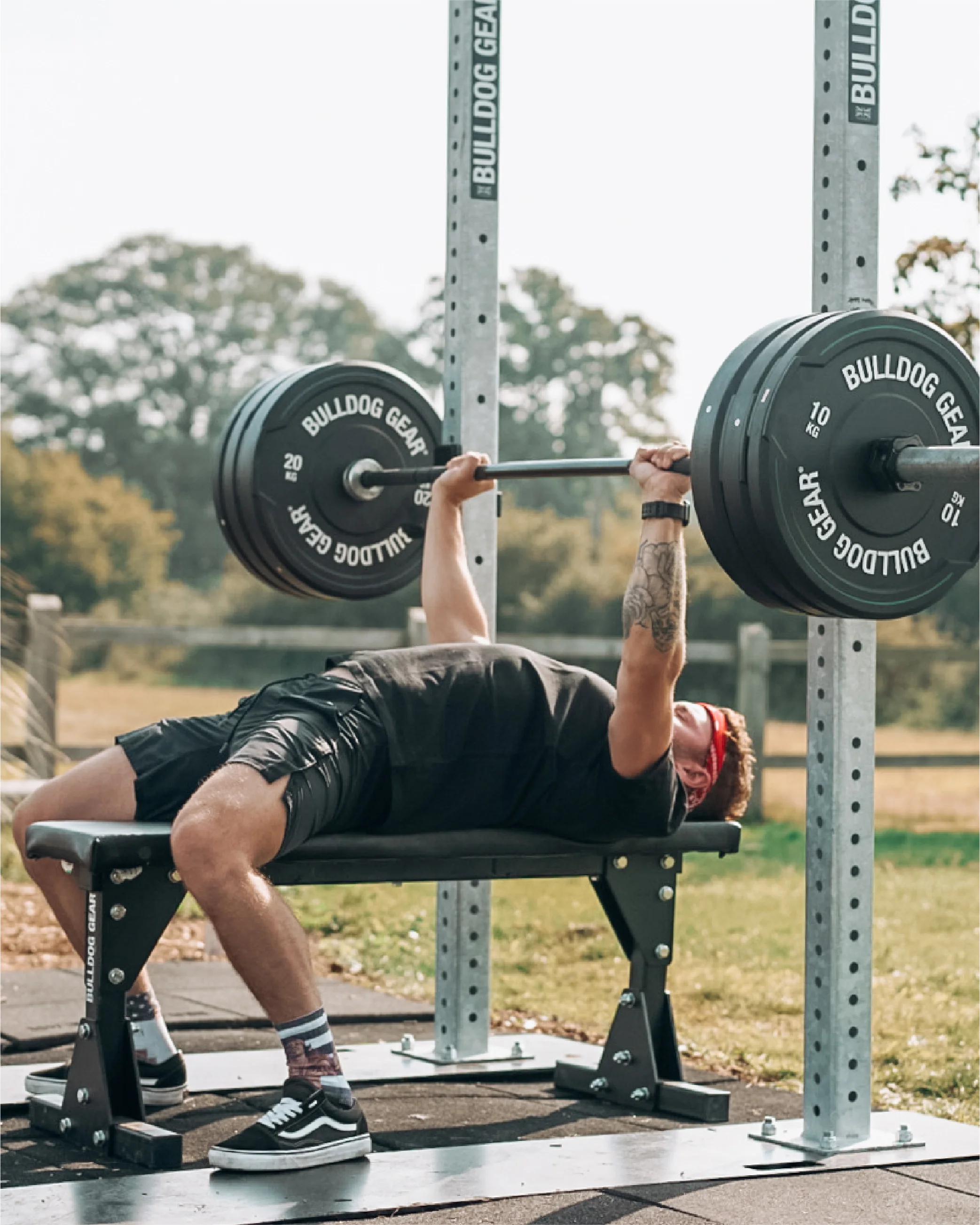 Bulldog Gear - Hybrid 2.0 Black Rubber Bumper Plates - Image 9