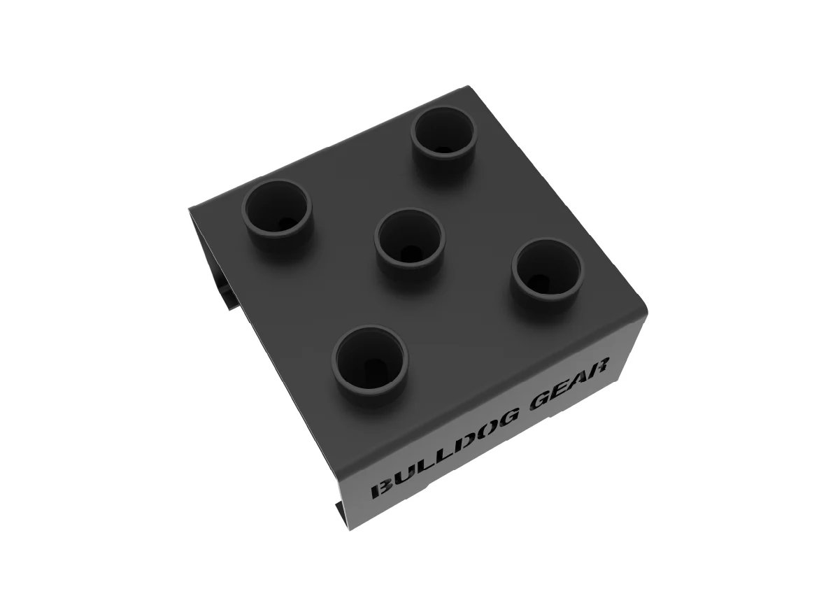 Bulldog Gear - Freestanding Vertical 5 Bar Holder Barbell Storage - Image 3