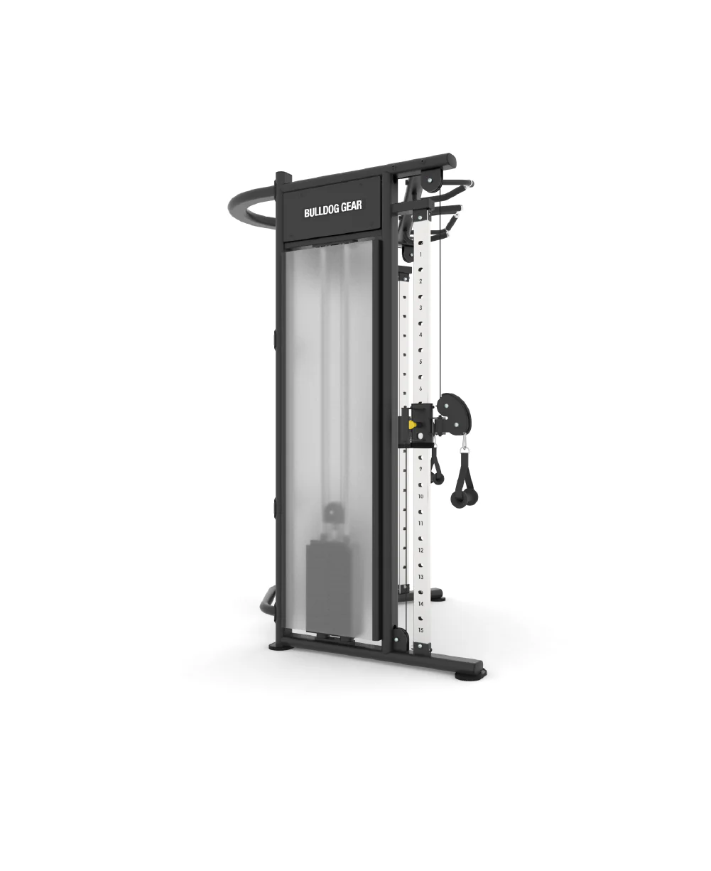 Bulldog Gear - Dual Cable Adjustable Pulley Machine - Functional Trainer x2 100kg Stacks - Image 3