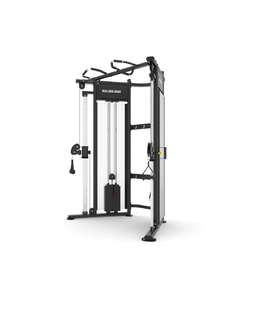 Bulldog Gear - Dual Cable Adjustable Pulley Machine - Functional Trainer x2 100kg Stacks - Image 5