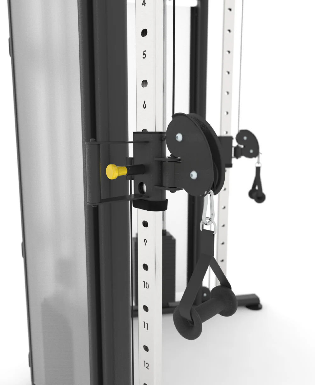 Bulldog Gear - Dual Cable Adjustable Pulley Machine - Functional Trainer x2 100kg Stacks - Image 6
