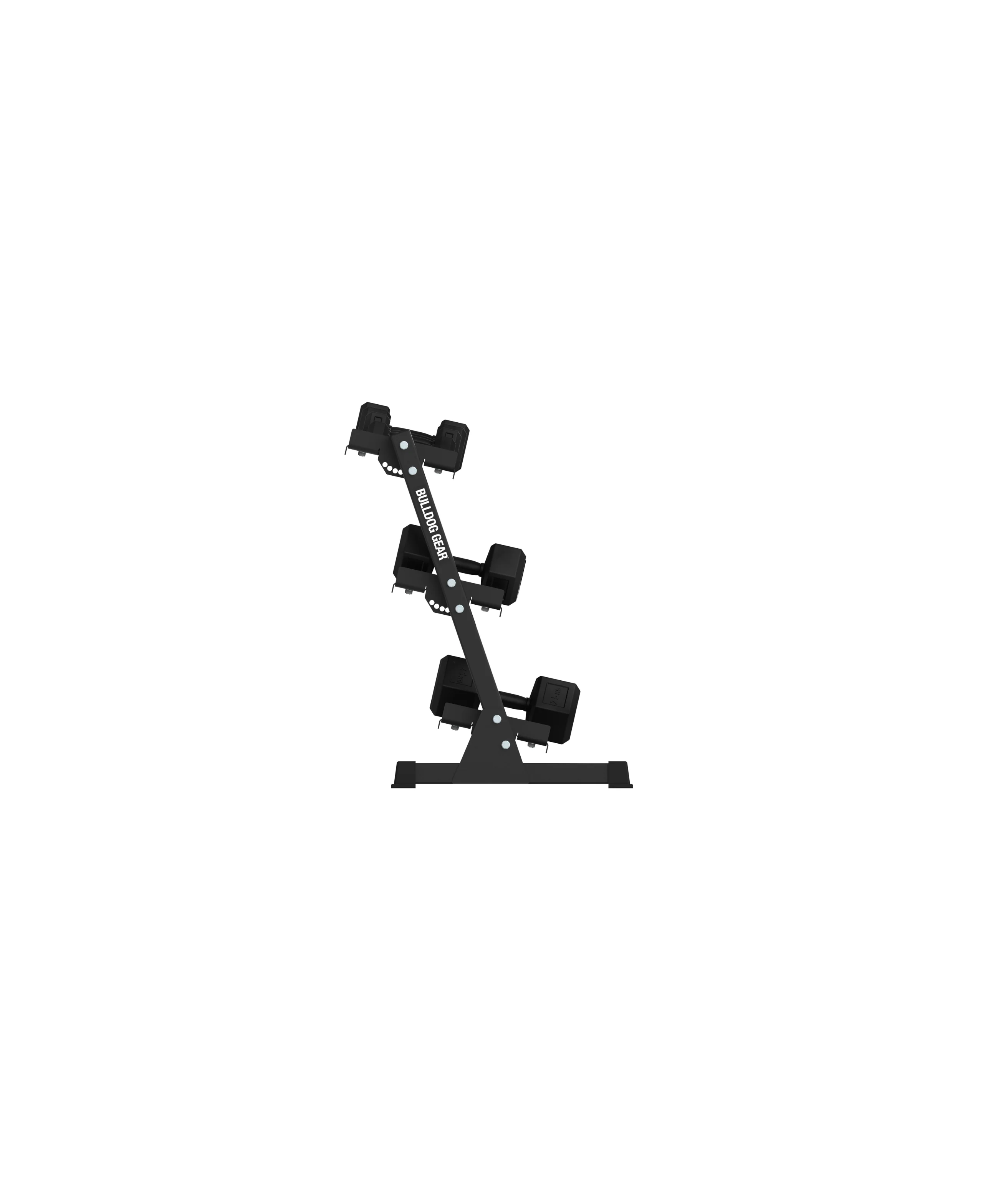 Bulldog Gear - Hex Dumbbells 2.0 Set + Garage Gym Storage System Bundle - Image 4