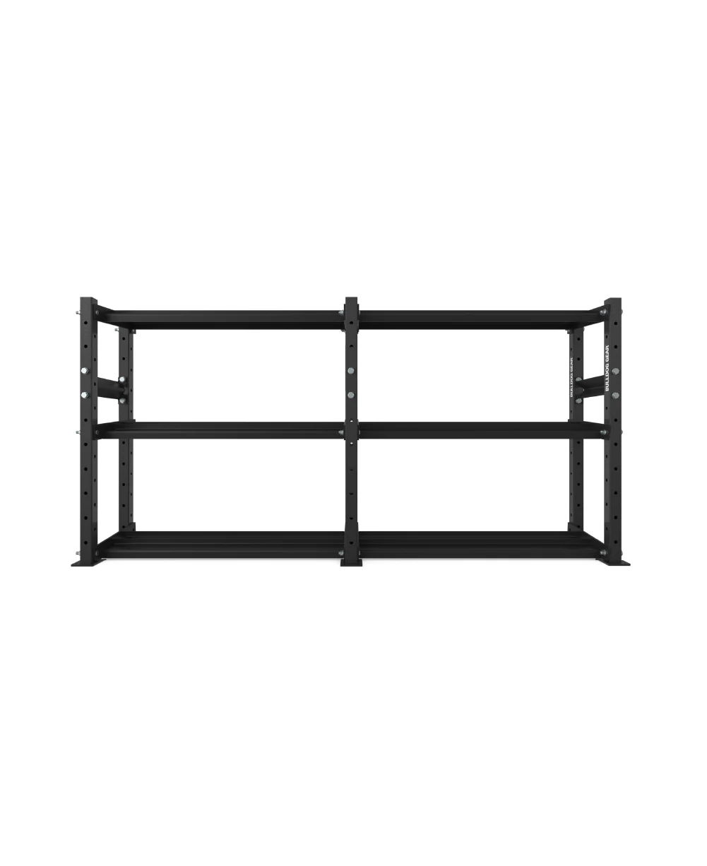 Bulldog Gear - Hex Dumbbells 2.0 680kg Set (2.5kg to 40kg) + Storage System - 229cm Bundle - Image 4