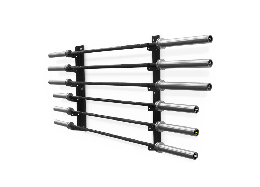 Bulldog Gear - Horizontal Gun Rack Wall Mounted Barbell Storage (6 Bars) - Image 3