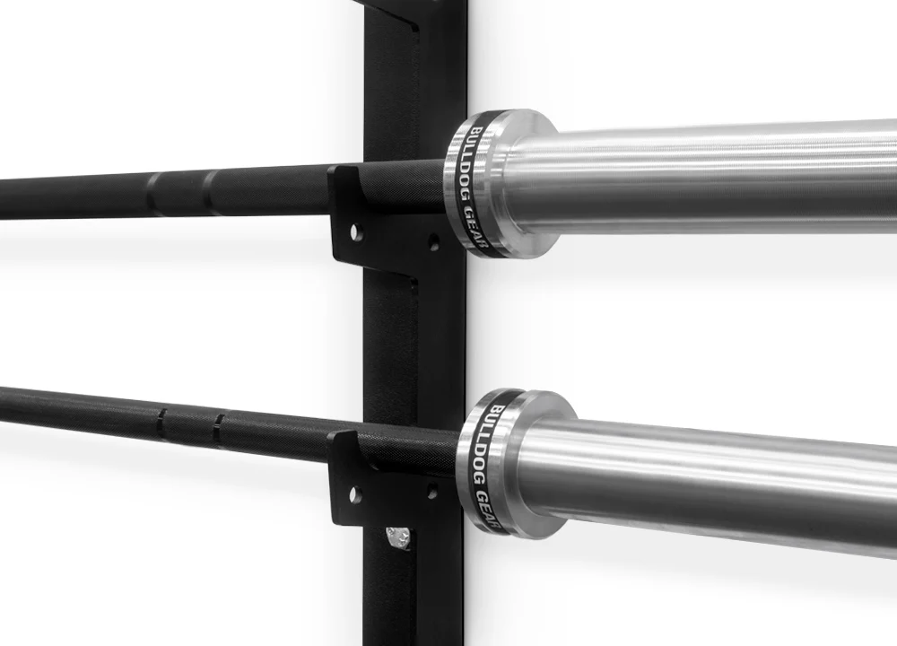 Bulldog Gear - Horizontal Gun Rack Wall Mounted Barbell Storage (6 Bars) - Image 4