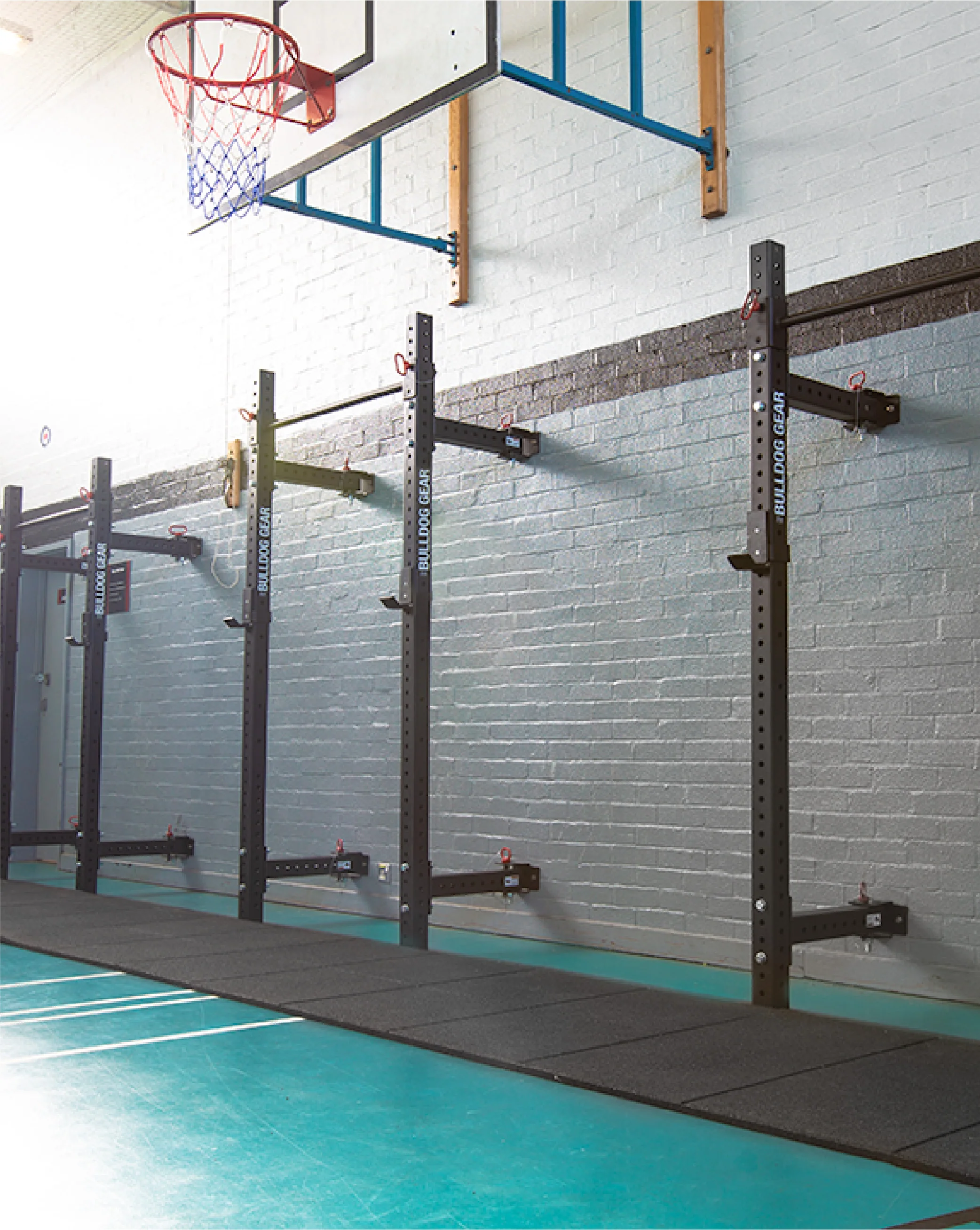 Bulldog Gear - MLWM - Black Wall Mounted Folding Rack With Adjustable Pull Up Bar - Image 13