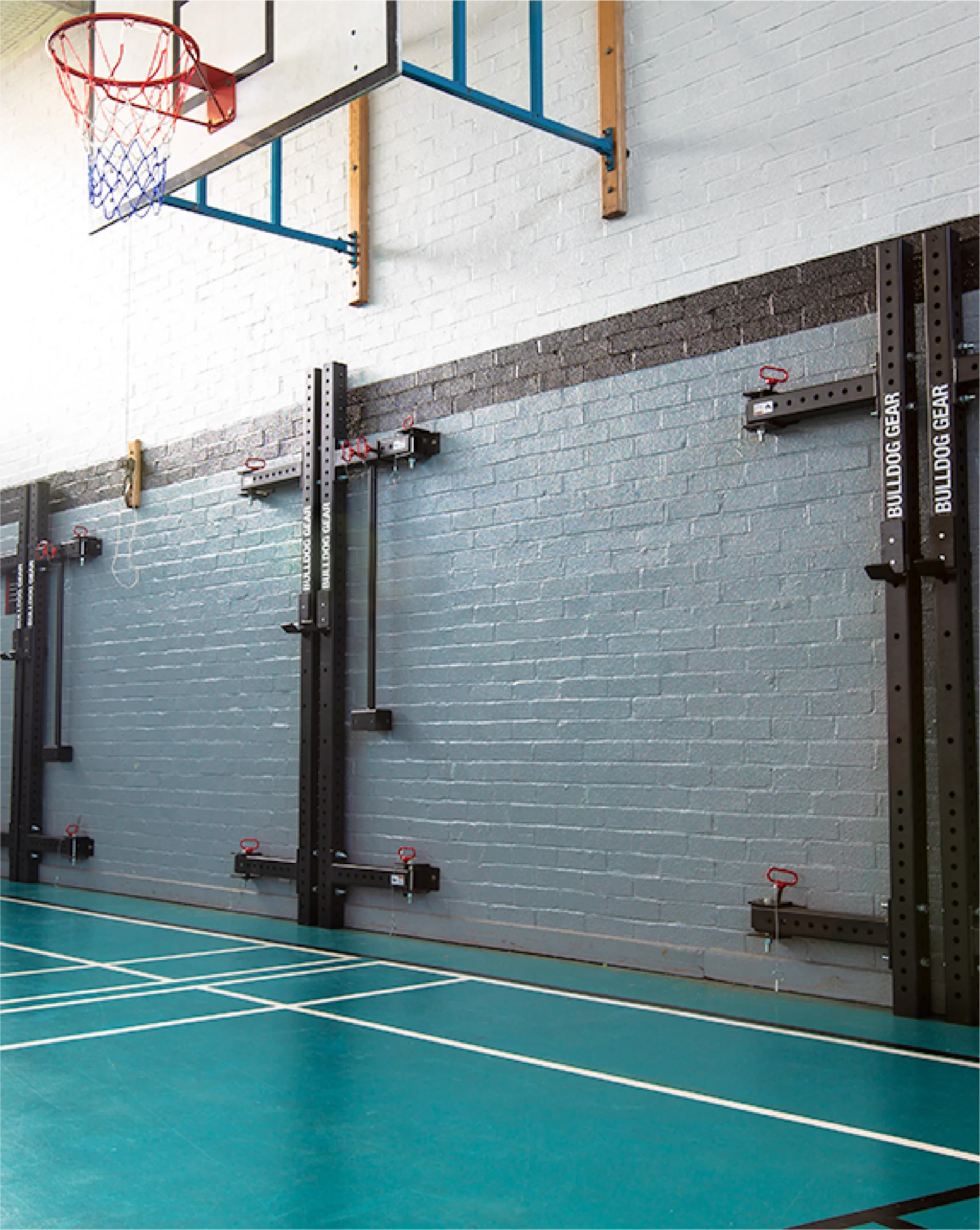 Bulldog Gear - MLWM - Black Wall Mounted Folding Rack With Adjustable Pull Up Bar - Image 15