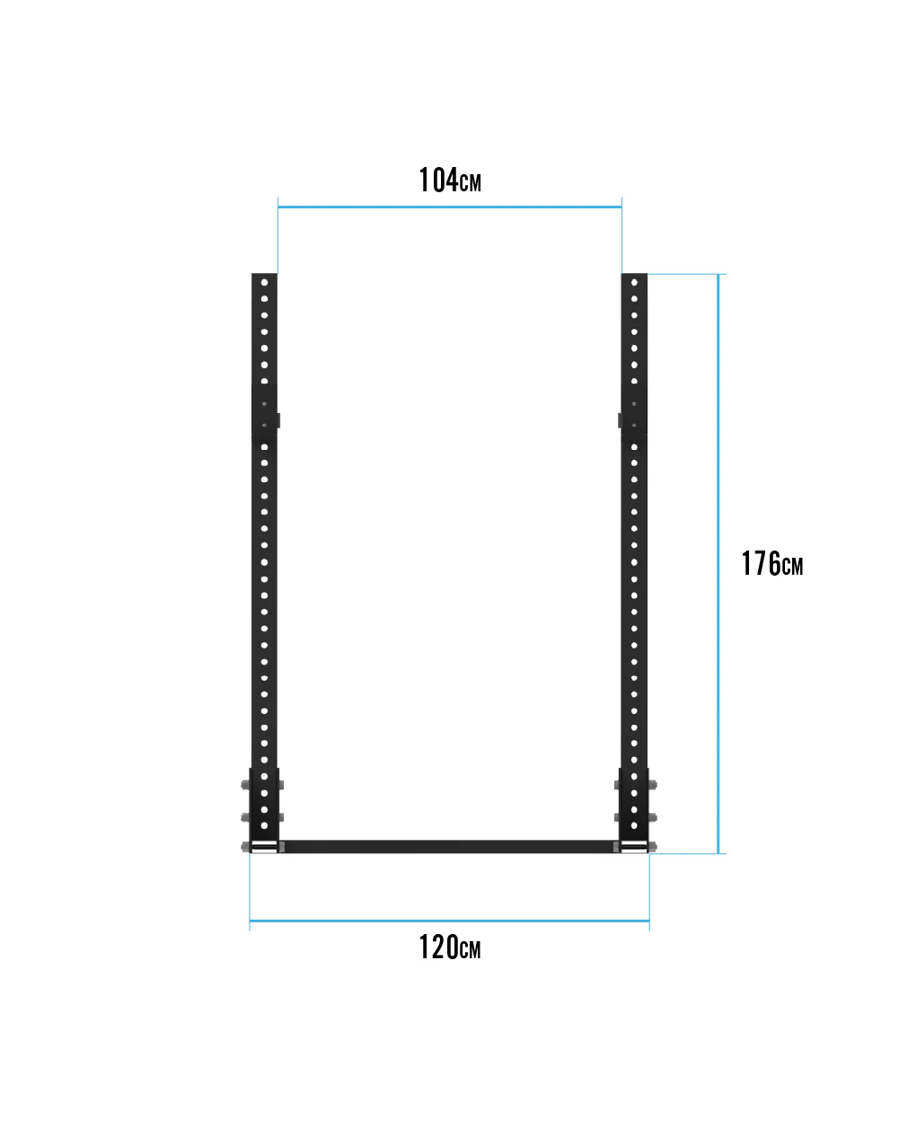Bulldog Gear - MLSR1 1.76m Squat Rack - Image 4