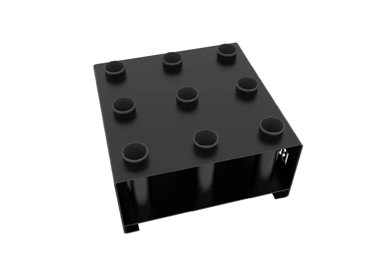 Bulldog Gear - Freestanding Vertical 9 Bar Holder Barbell Storage - Image 3