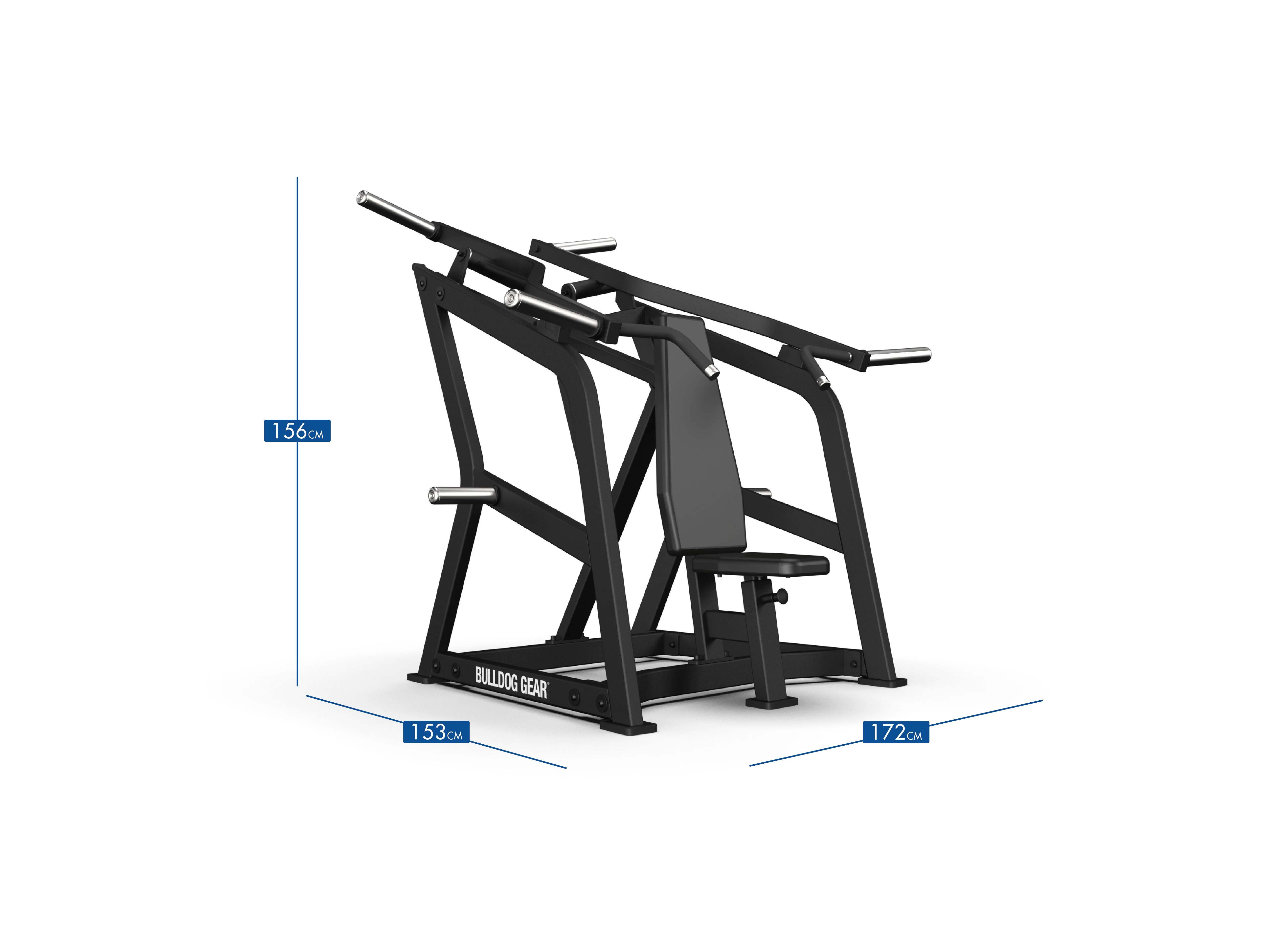 Bulldog Gear - Plate Loaded Seated Shoulder Press Machine - Image 5