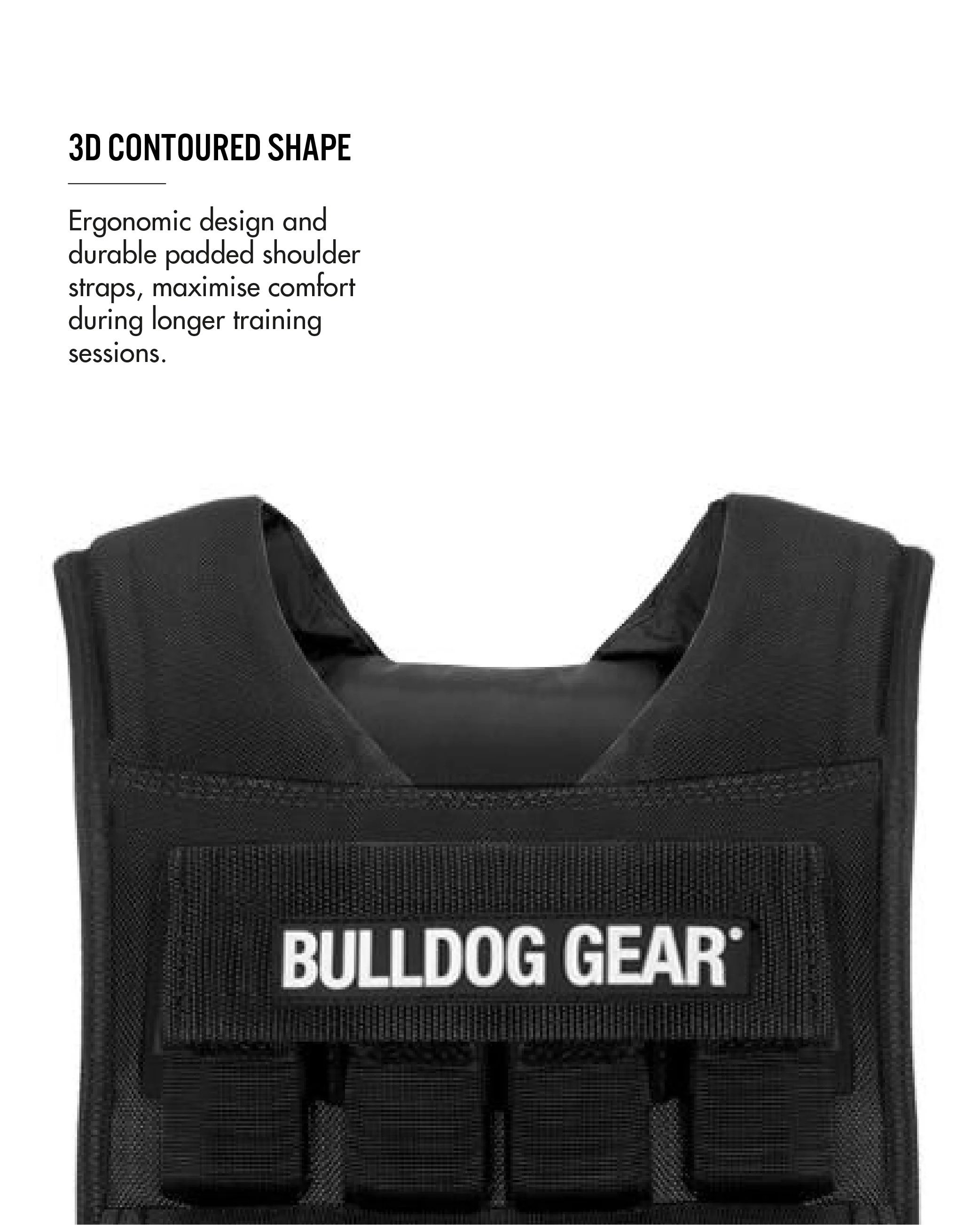 Bulldog Gear - 20kg Adjustable Weight Vest - Image 3