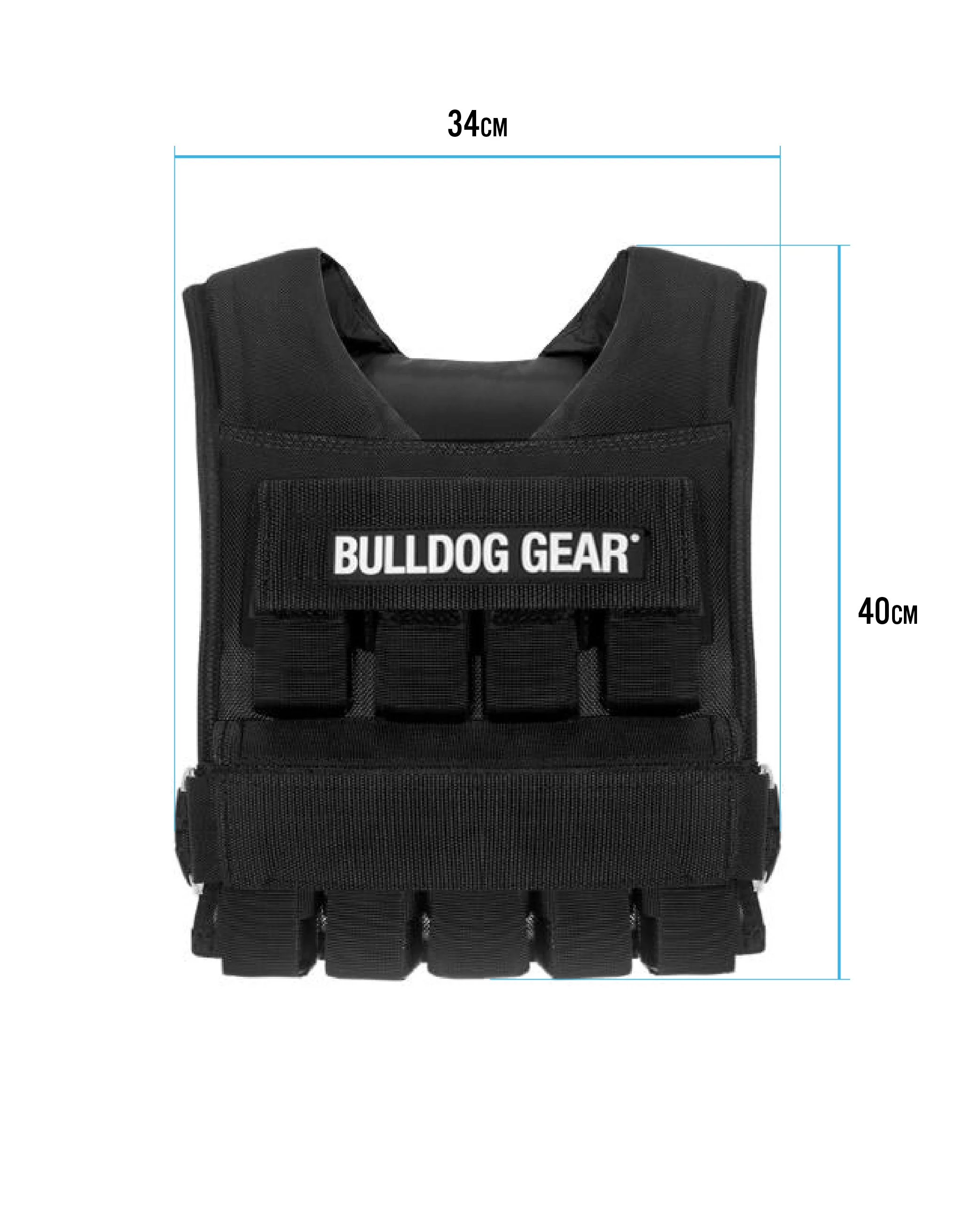 Bulldog Gear - 20kg Adjustable Weight Vest - Image 5